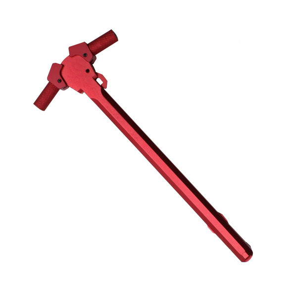 A1Armory AR-15AR-10LR-308 Red Ambidextrous Knurled Charging Handle