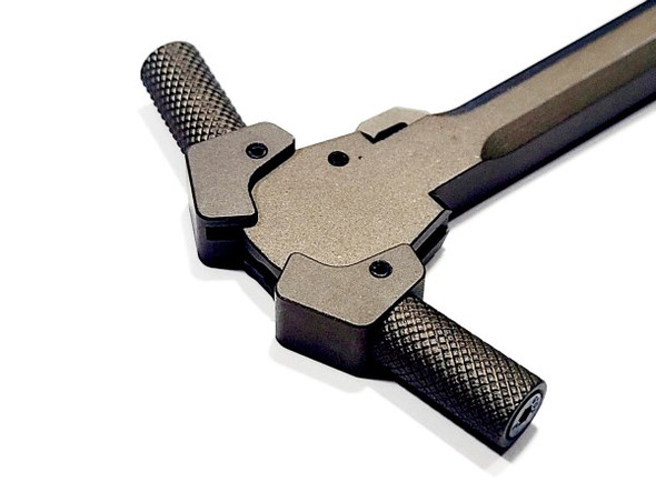 A1Armory flat dark earth Ambidextrous AR-15 Knurled Charging Handle-www.a1armory.com