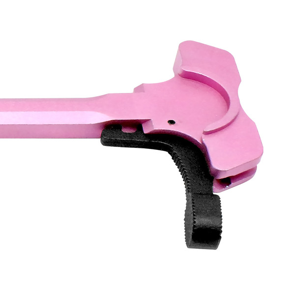 AR-15 Pink Battle Hammer Charging Handle Assembly w Oversized Latch