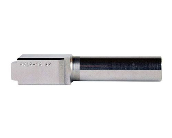 9mm Glock 26 Stainless Steel Replacement Barrel