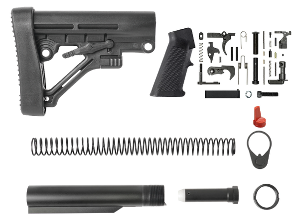 A1Armory AR-15 Omega Stock Standard Lower Parts Build Kit