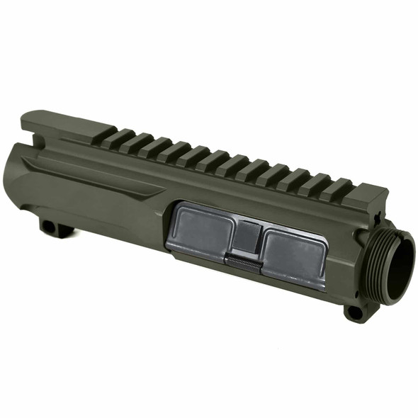 AT3 OD Green Slick Side Upper Billet Upper Receiver for AR-15