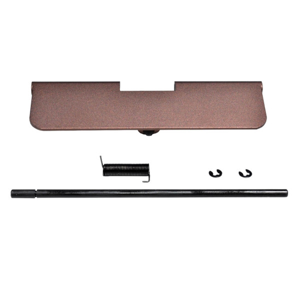 AR15 Brown Aluminum Ejection Port Dust Cover Assembly