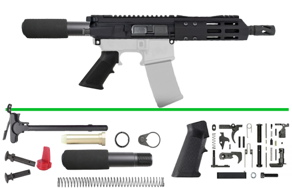 7.62x39 7.5 Pistol Length Complete Build Kit