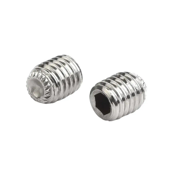 2 Knurled Stainless Steel Gas Block Set Screws