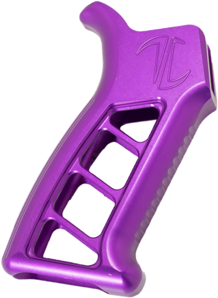 Purple AR-15 Enforcer Skeletonized Colored Pistol Grip