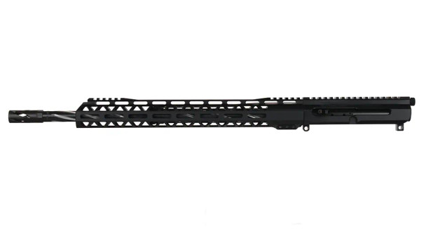 AR-15 18 .223 Wylde Left Side Charging Bear Claw Fluted Complete Upper Assembly
