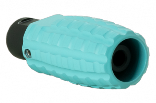 .223 Robins Egg Blue Muzzle Brake Blast Can Combo