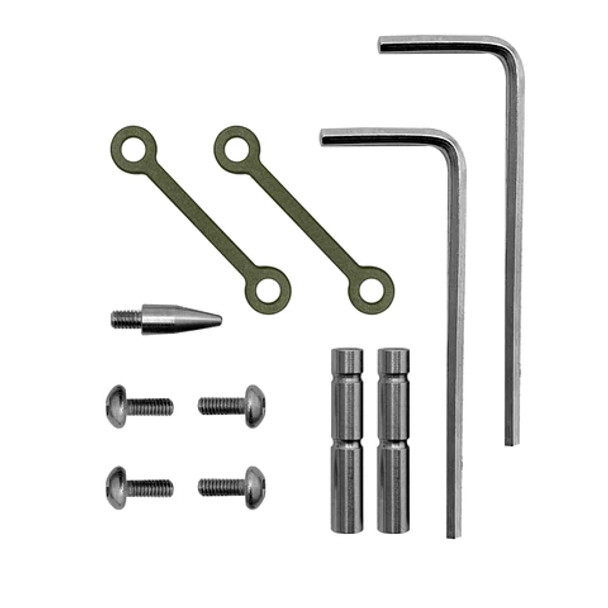 A1Armory AR-15 Anodized OD Green Anti-Rotation TriggerHammer Pin Set