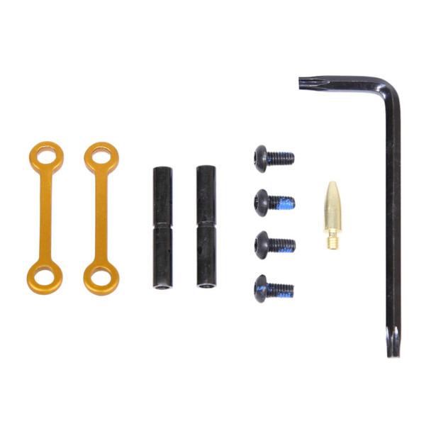 Guntec AR-15 Anodized Orange Anti-Rotation TriggerHammer Pin Set