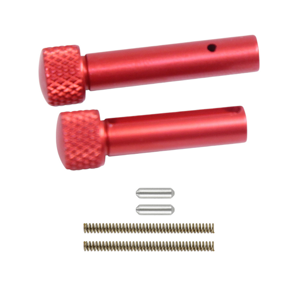 AR-15 RED Extended Enhanced Takedown Pin Set.