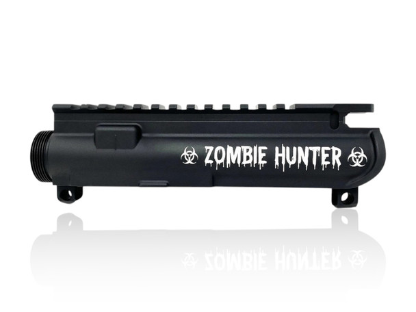 AR-15 Engraved Zombie Hunter Upper Receiver