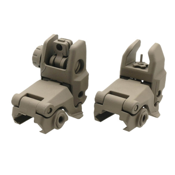 Flat Dark Earth (FDE) Cerakote Polymer Front & Rear Sights