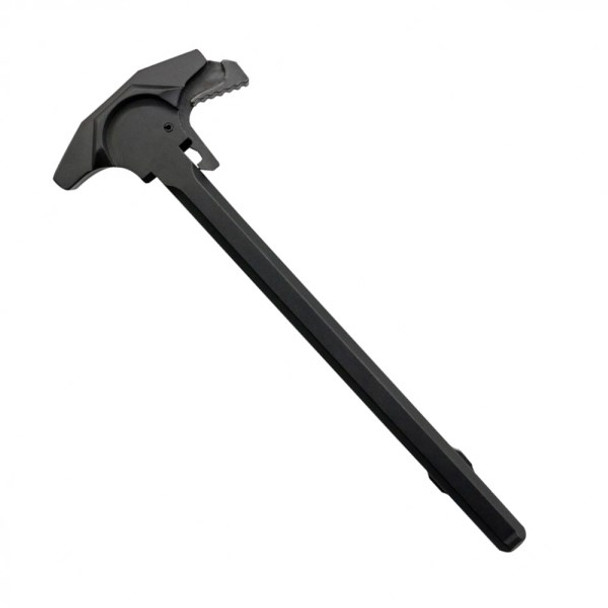 Ar15 black talon charging handle.