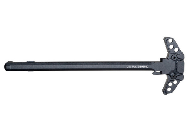 Ar10 black holy lightweight charging handle.