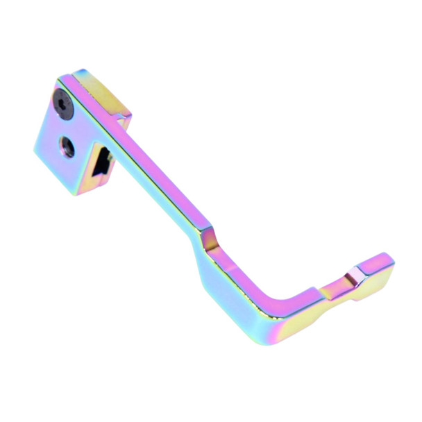 Rainbow Chameleon PVD Extended Bolt Catch Release Bad Lever