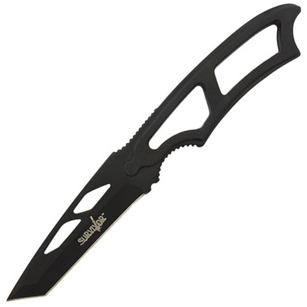 Black Tactical Warrior neck Knife