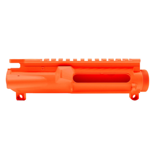 AR-15 Orange Stripped Cerakote Forged Upper Receiver