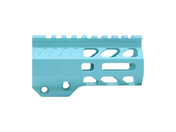 AR-15 Cerakote Robins Egg Blue 4 M-Lok Handguard
