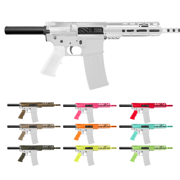 AR-15 5.56 NATO 7.5 Colored Pistol Complete Upper Accent Bundle Kit