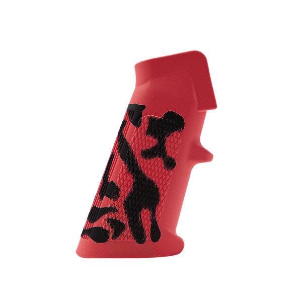 AR-15 Cerakote Red Camo A2 Grip