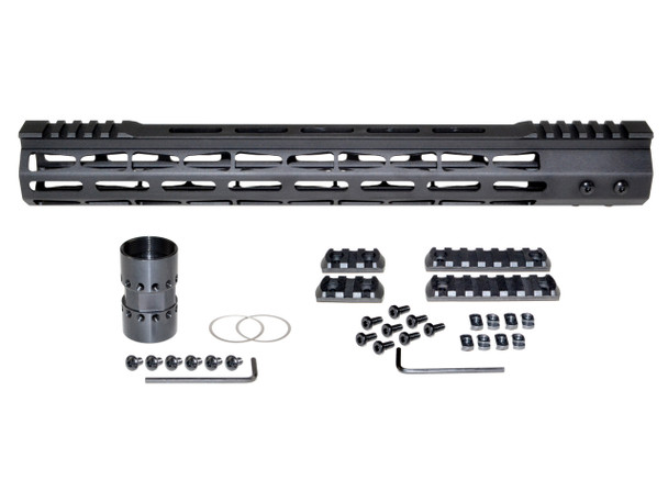 A1Armory AR-15 Super Light MLOK Free Floating Handguard With Partial Top Rail