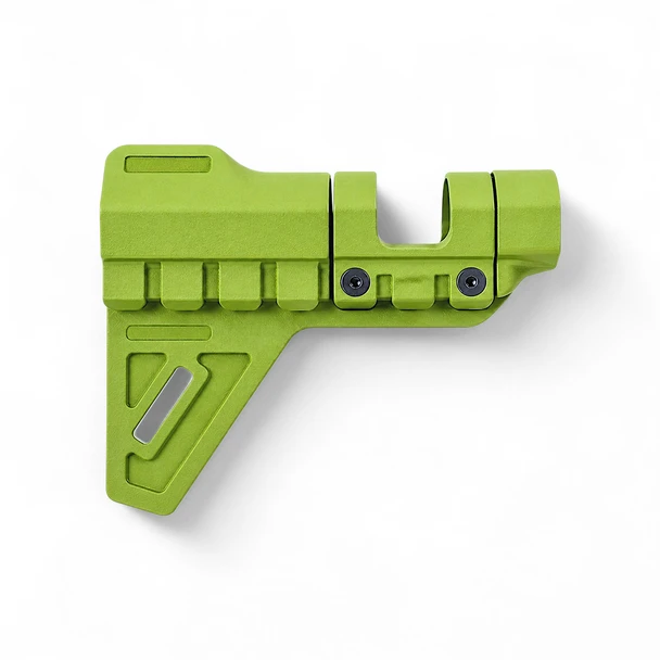 AR15 Cerakote Zombie Green Breach Pistol Brace
