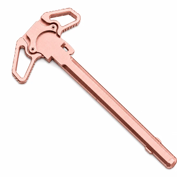 AR-15 Cerakote Rose Gold Ambi Charging Handle