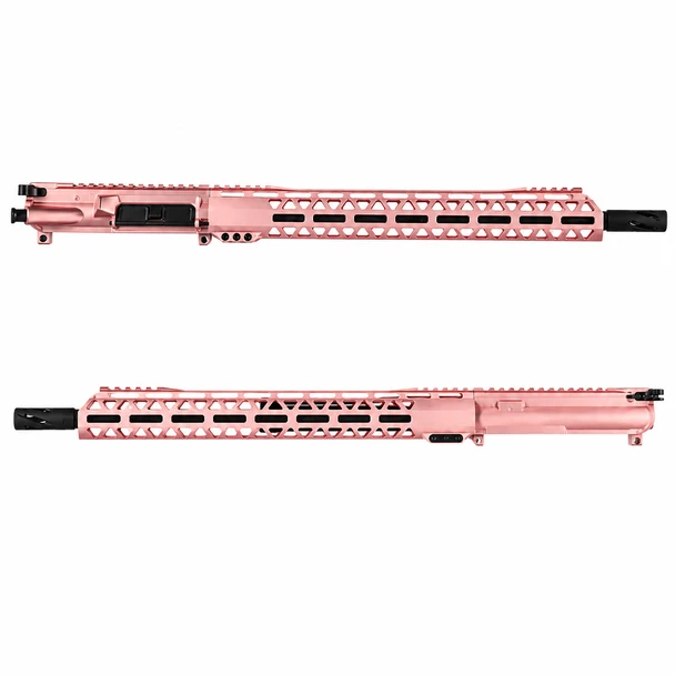 AR-15 16" 5.56 NATO Rose Gold Complete Upper w BCG