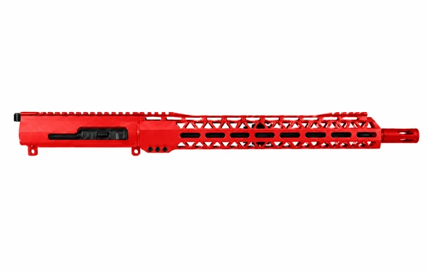 AR-15 Red 16" 5.56 Complete Side Charging Upper