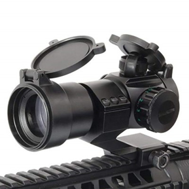 TacFire 1x30 Dual-Illuminated Red Dot Sight w/ Cantilever Mount