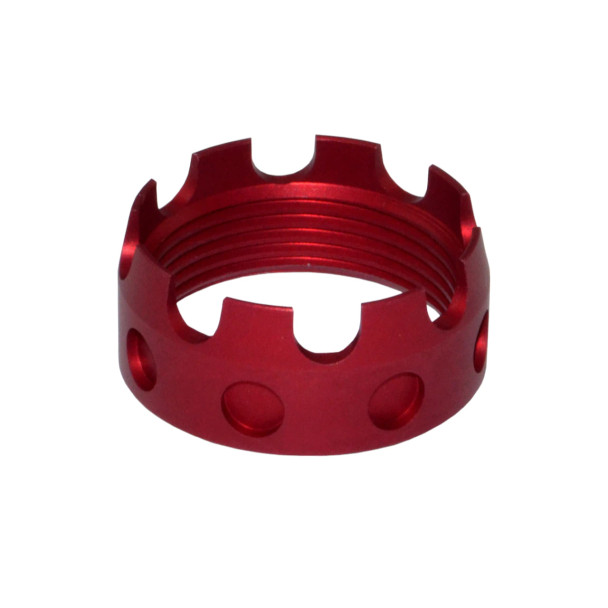 Presma Aluminum Enhanced Red Castle Nut