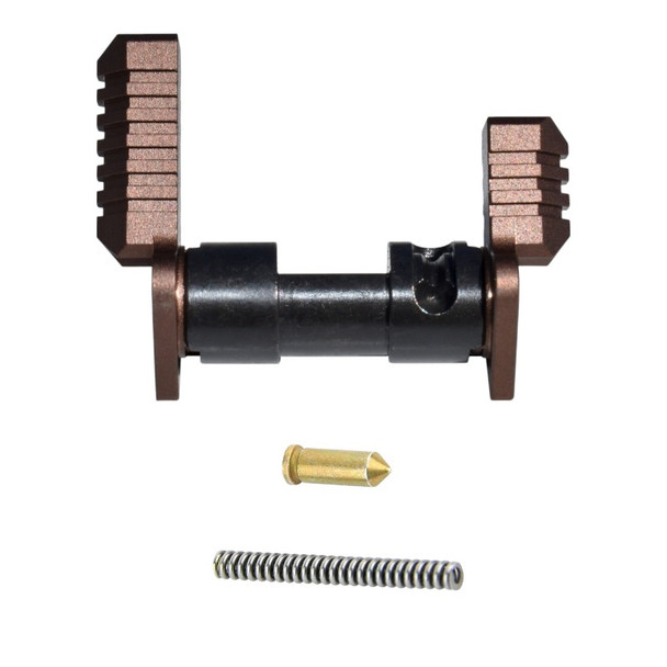 AR-15 Brown Steel Ambidextrous Safety Selector Switch