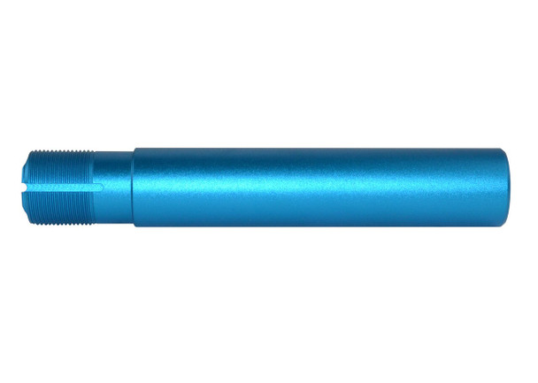 AR-15 Pistol Buffer Tube, 7.3 with hole for QR Sling Adapter, Blue Anodized-www.A1Armory.com