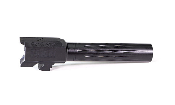 Faxon Flame Fluted Barrel, Non-Threaded For G19