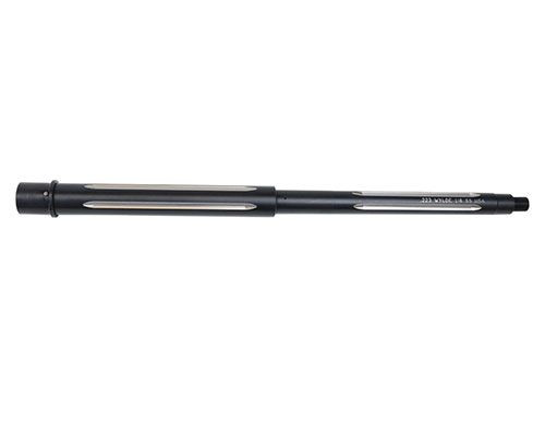 7.62x39 16 Stainless Black Nitride Black Wolf Fluted Heavy Barrel 110 Twist Carbine Length Gas System Barrel