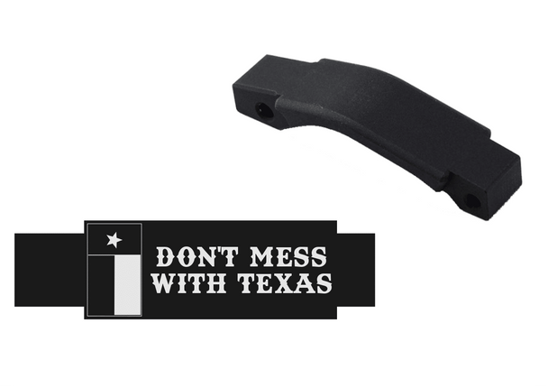 AR15 Don't Mess With Texas Engraved Trigger Guard
