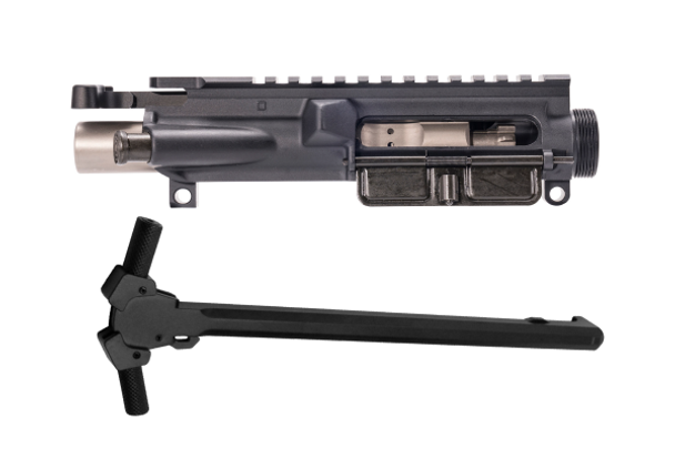 AR-15 Assembled Upper Receiver with Nickel Boron BCG & Knurled Charging Handle