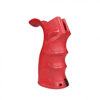 AR-15/AR-10 Red Cerakote Beavertail Pistol Grip