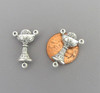 Communion Chalice Rosary Center .9" - Lot 3