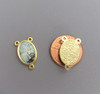 Baptism Baby Rosary Center Small GOLD - Lot 3