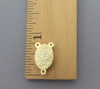 Baptism Baby Rosary Center Small GOLD - Lot 3