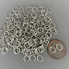 Jump Rings ~ SILVER  5mm Rosary Parts 10grams