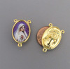 Immaculate Heart Center BLUE Large GOLD -Lot 3