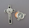 Rosary CENTER & CRUCIFIX Saint Benedict LARGE Black