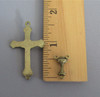 Rosary CENTER & CRUCIFIX Set First 1st Communion BRONZE
