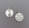 First 1st Communion Chalice Charm ROUND w/ Prayer