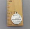 First 1st Communion Chalice Charm ROUND w/ Prayer