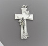 Lily Rosary Crucifix 2"