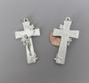 Lily Rosary Crucifix 2"